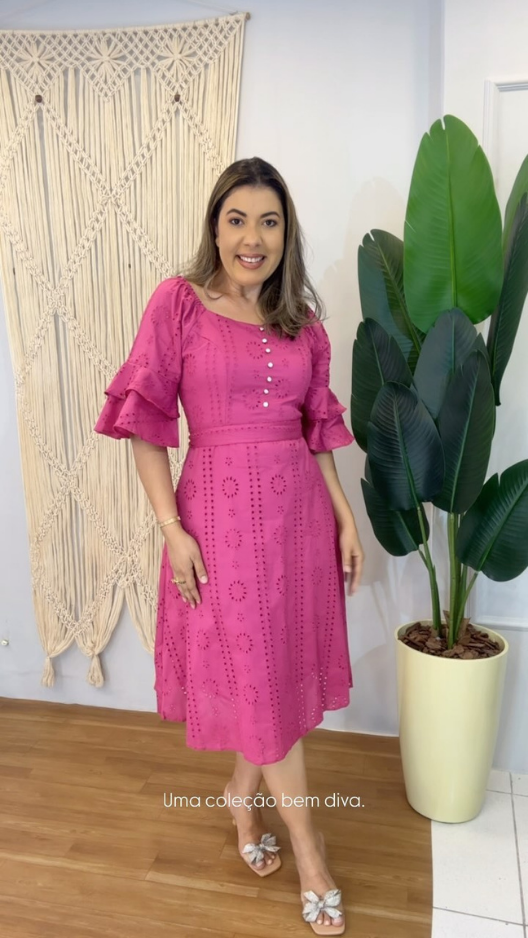 Vestido Magda Rosa