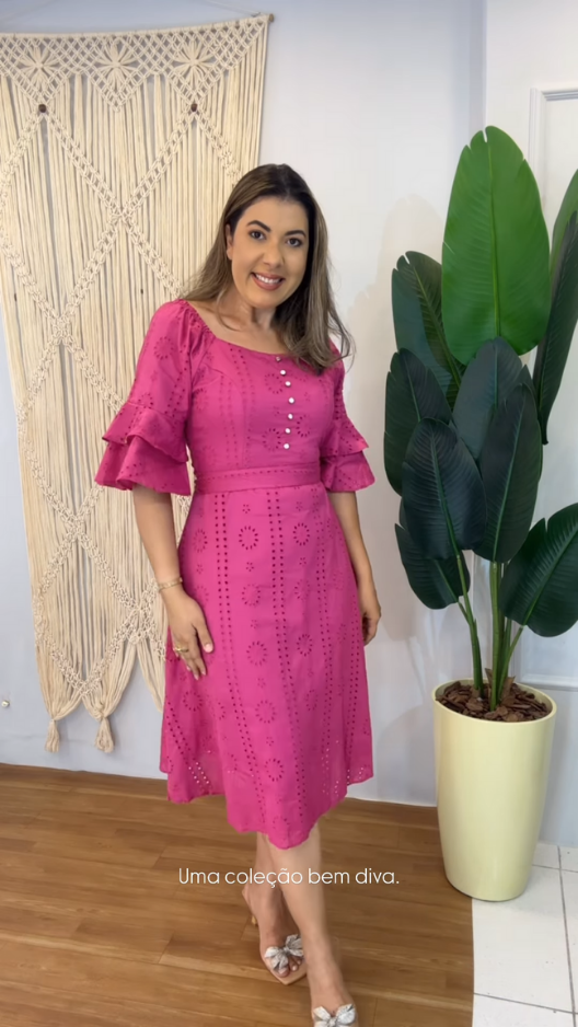 Vestido Magda Rosa