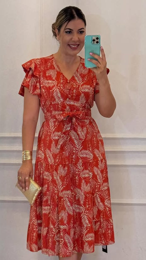 Vestido Magda Vermelho