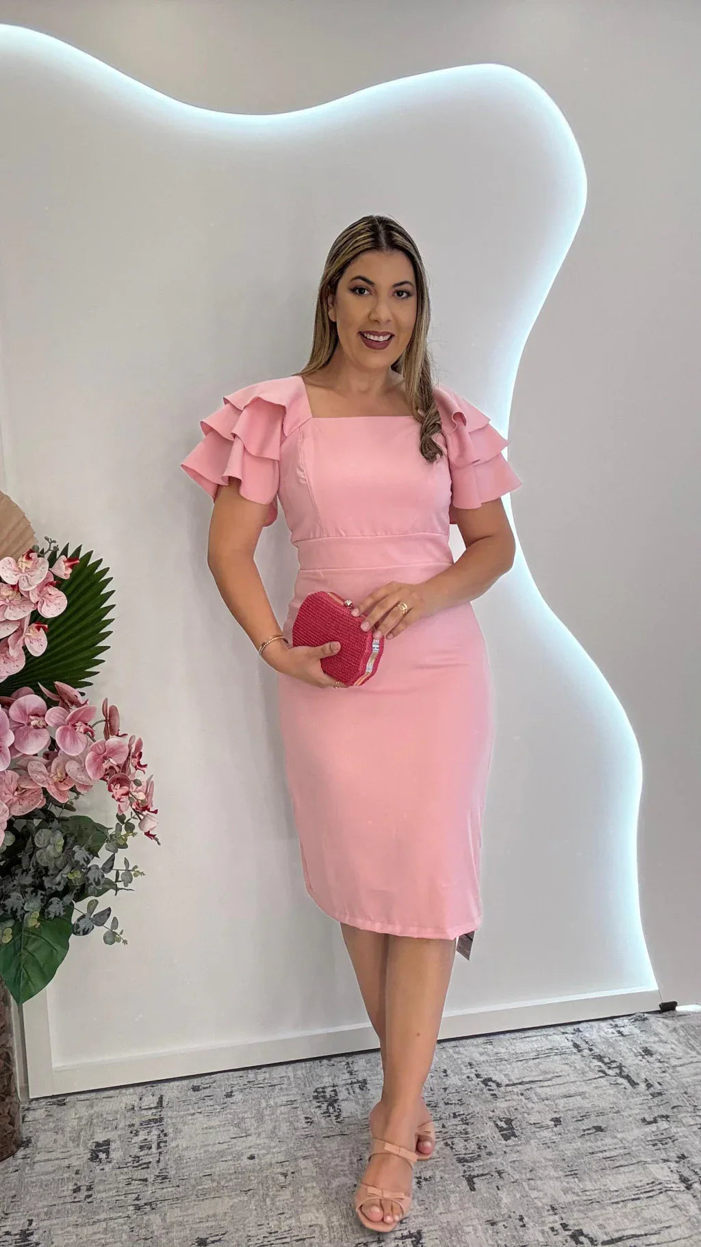 Vestido Rayanne Rosa