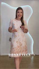 Vestido Penélope Bege